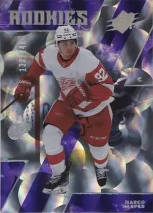 2023-24 SPx - Parallax Purple #105 - Marco Kasper - Detroit Red Wings