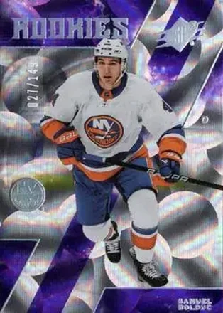 2023-24 SPx - Parallax Purple #127 - Samuel Bolduc - New York Islanders