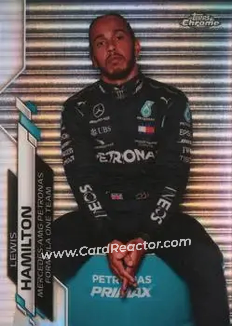 2020 Topps Chrome Formula 1 #1b - Lewis Hamilton - Mercedes-AMG Petronas F1 - Front