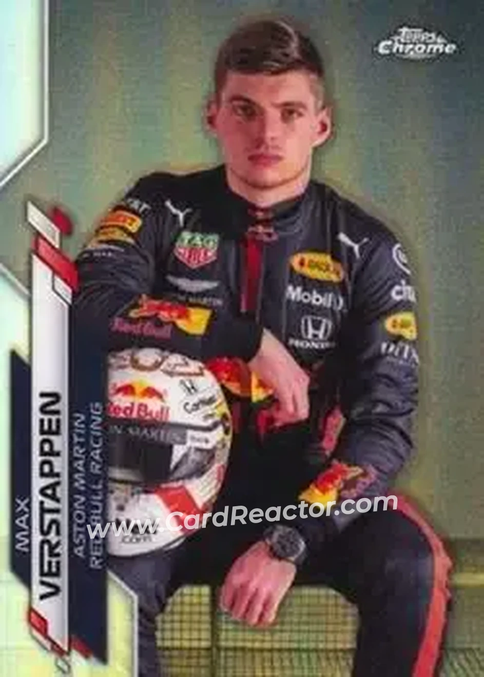 2020 Topps Chrome Formula 1 #6b - Max Verstappen - Red Bull Racing - Front