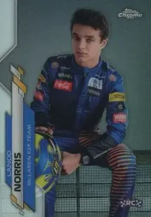 2020 Topps Chrome Formula 1 #7b - Lando Norris - McLaren F1