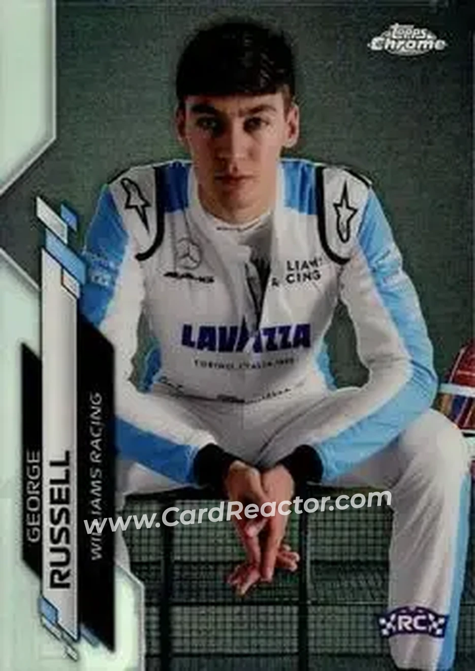 2020 Topps Chrome Formula 1 #19b - George Russell - Williams Racing - Front