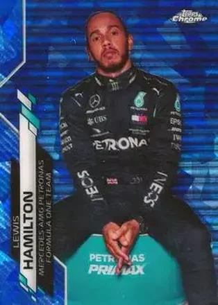 2020 Topps Chrome Sapphire Edition Formula 1 #1b - Lewis Hamilton - Mercedes-AMG Petronas F1