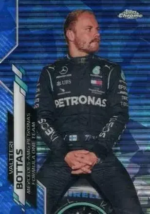 2020 Topps Chrome Sapphire Edition Formula 1 #2b - Valtteri Bottas - Mercedes-AMG Petronas F1