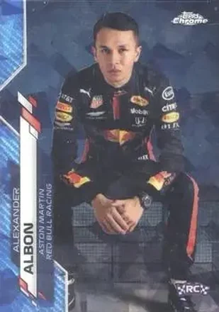 2020 Topps Chrome Sapphire Edition Formula 1 #5b - Alex Albon - Red Bull Racing