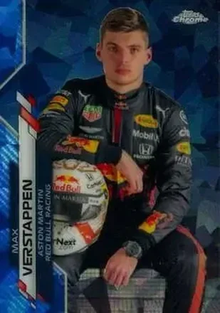 2020 Topps Chrome Sapphire Edition Formula 1 #6b - Max Verstappen - Red Bull Racing