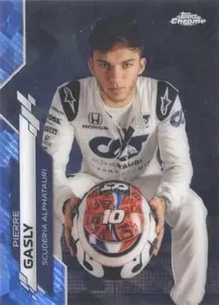2020 Topps Chrome Sapphire Edition Formula 1 #11b - Pierre Gasly - Scuderia AlphaTauri