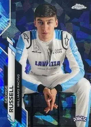 2020 Topps Chrome Sapphire Edition Formula 1 #19b - George Russell - Williams Racing