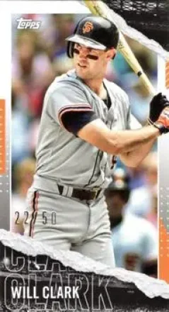 2020 Topps Rip - Mini Cards #M-69 - Will Clark - San Francisco Giants