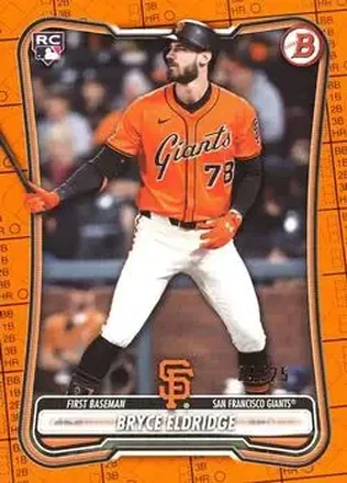 2026 Bowman - Orange Pattern #58 - Bryce Eldridge - San Francisco Giants