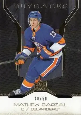 2019-20 Upper Deck Buybacks - Gold #1 - Mathew Barzal - New York Islanders