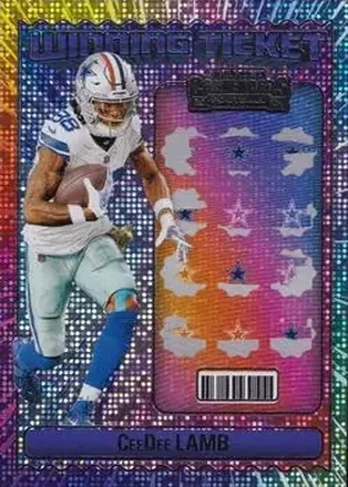 2024 Panini Contenders - Winning Ticket #10 - CeeDee Lamb - Dallas Cowboys