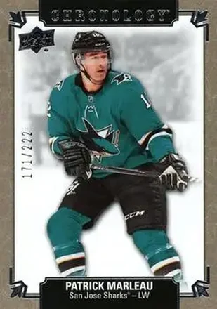 2019-20 Upper Deck Chronology #106 - Patrick Marleau - San Jose Sharks