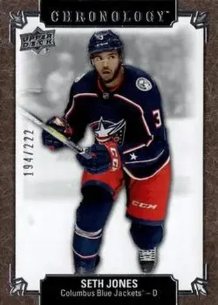 2019-20 Upper Deck Chronology #109 - Seth Jones - Columbus Blue Jackets