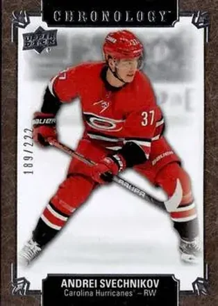 2019-20 Upper Deck Chronology #115 - Andrei Svechnikov - Carolina Hurricanes
