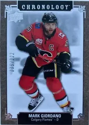 2019-20 Upper Deck Chronology #121 - Mark Giordano - Calgary Flames