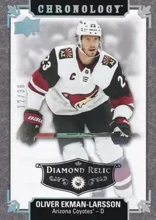 2019-20 Upper Deck Chronology - Diamond Relics #137 - Oliver Ekman-Larsson - Arizona Coyotes