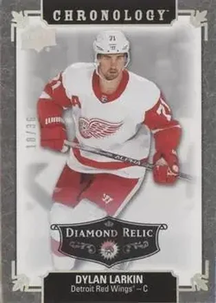 2019-20 Upper Deck Chronology - Diamond Relics #154 - Dylan Larkin - Detroit Red Wings