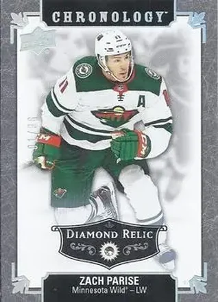 2019-20 Upper Deck Chronology - Diamond Relics #160 - Zach Parise - Minnesota Wild