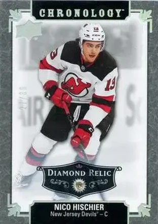 2019-20 Upper Deck Chronology - Diamond Relics #166 - Nico Hischier - New Jersey Devils