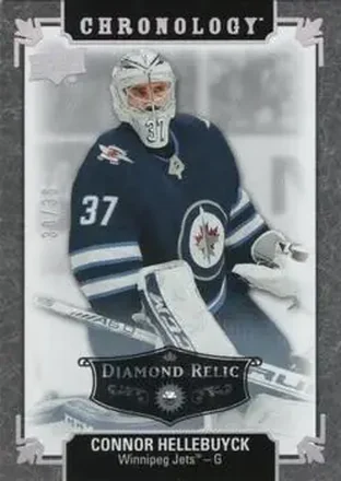 2019-20 Upper Deck Chronology - Diamond Relics #179 - Connor Hellebuyck - Winnipeg Jets