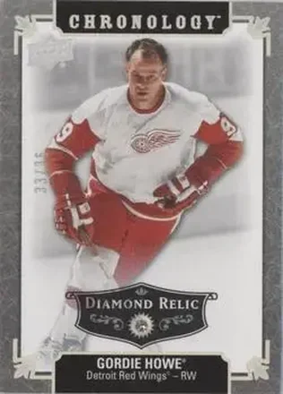 2019-20 Upper Deck Chronology - Diamond Relics #200 - Gordie Howe - Detroit Red Wings
