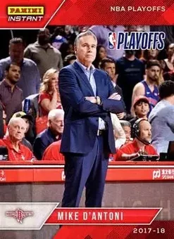 2017-18 Panini Instant NBA Playoffs #1 - Mike D'Antoni - Houston Rockets