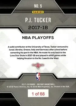 Back of P.J. Tucker