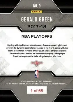 Back of Gerald Green