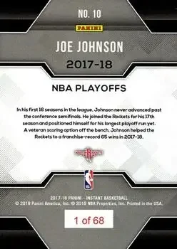 Back of Joe Johnson
