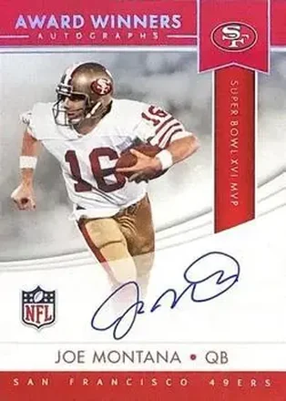2018 Panini One - Award Winners Autographs #AWA-JM - Joe Montana - San Francisco 49ers