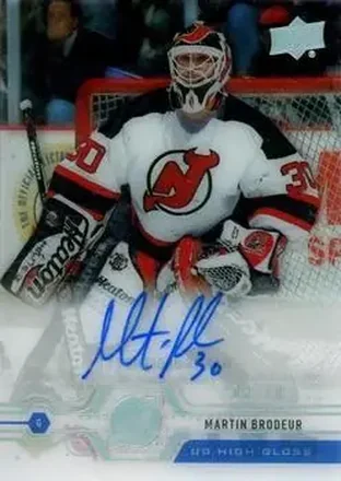 2019-20 Upper Deck Clear Cut - High Gloss #CC-MB - Martin Brodeur - New Jersey Devils