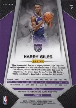 Back of Harry Giles