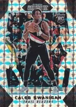 2017-18 Panini Mosaic #7 Caleb Swanigan