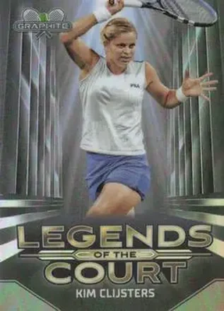2024 Topps Graphite - Legends of the Court Refractor #LOC-KC - Kim Clijsters