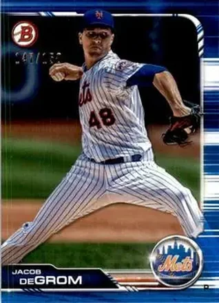2019 Bowman - Blue #100 - Jacob deGrom - New York Mets