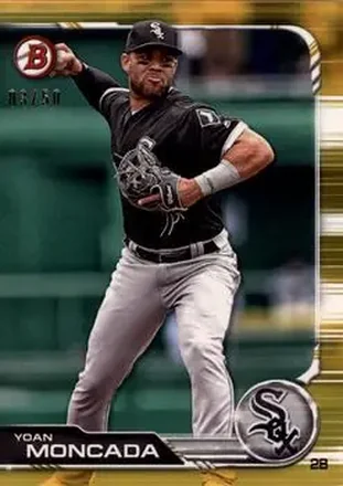 2019 Bowman - Gold #27 - Yoan Moncada - Chicago White Sox