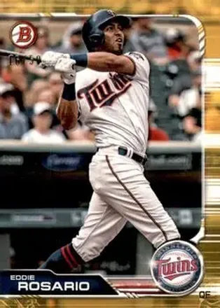 2019 Bowman - Gold #63 - Eddie Rosario - Minnesota Twins