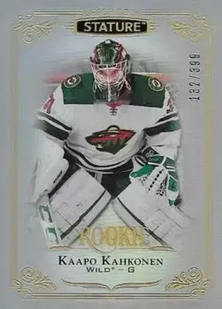 2019-20 Upper Deck Stature #110 - Kaapo Kahkonen - Minnesota Wild