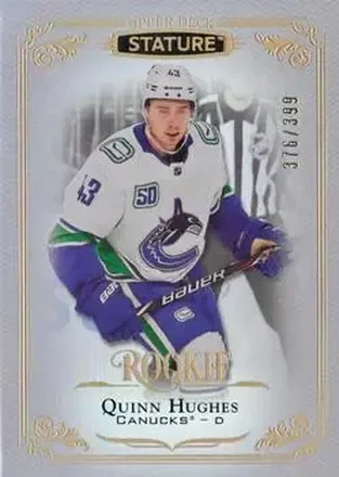 2019-20 Upper Deck Stature #118 - Quinn Hughes - Vancouver Canucks