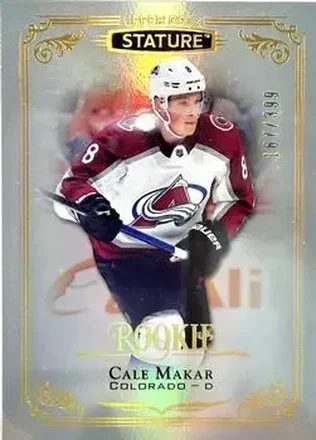 2019-20 Upper Deck Stature #124 - Cale Makar - Colorado Avalanche
