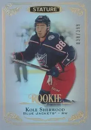 2019-20 Upper Deck Stature #134 - Kole Sherwood - Columbus Blue Jackets