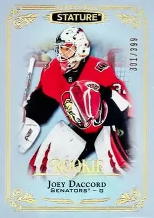 2019-20 Upper Deck Stature #146 - Joey Daccord - Ottawa Senators