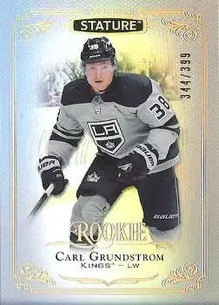2019-20 Upper Deck Stature #148 - Carl Grundstrom - Los Angeles Kings