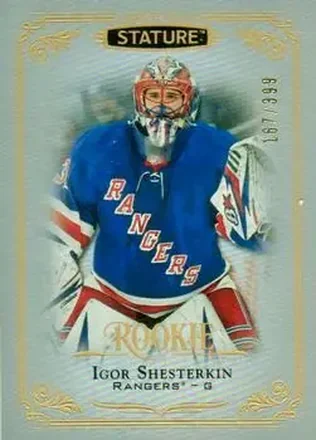 2019-20 Upper Deck Stature #149 - Igor Shesterkin - New York Rangers
