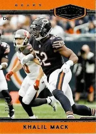 2018 Panini Plates & Patches #34 - Khalil Mack - Chicago Bears