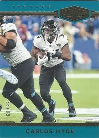 2018 Panini Plates & Patches #43 - Carlos Hyde - Jacksonville Jaguars