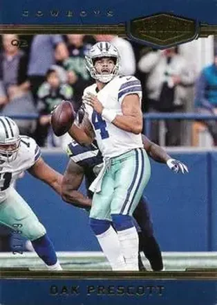2018 Panini Plates & Patches #47 - Dak Prescott - Dallas Cowboys