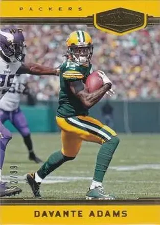 2018 Panini Plates & Patches #68 - Davante Adams - Green Bay Packers