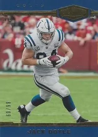 2018 Panini Plates & Patches #82 - Jack Doyle - Indianapolis Colts